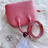 Close-up detail of clean-lined bag design