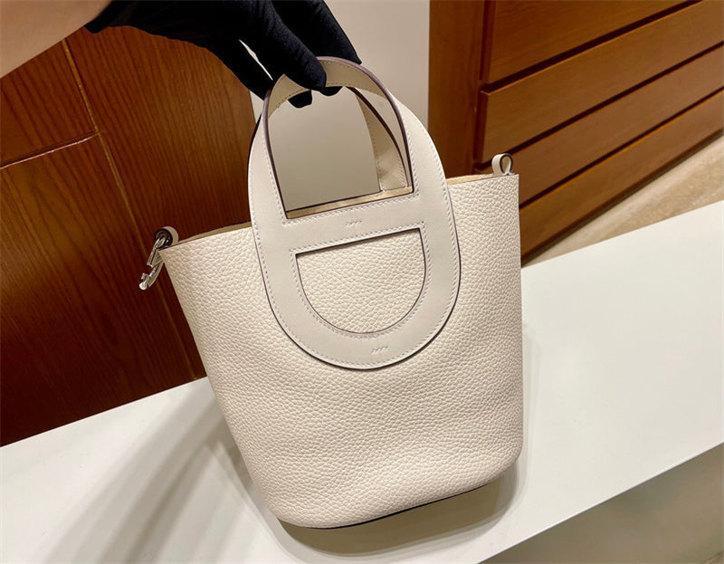 Close-up detail of clean-lined bag design