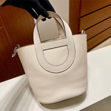 Close-up detail of clean-lined bag design