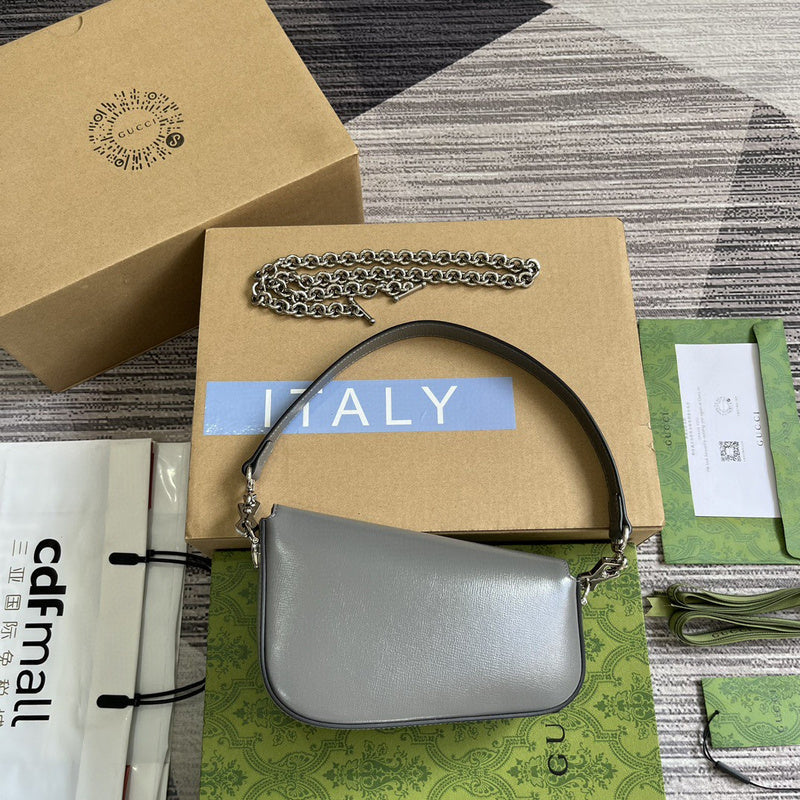 Front view of sleek elevated women's handbag – women's statement bag
