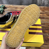 Side profile of Gucci all-black sneakers everyday casual design