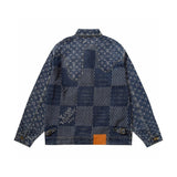 Back view of Louis Vuitton luxury clothing with tailored silhouette