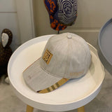 Front view of Burberry unisex cap