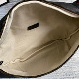 Side profile of signature statement women's handbag – women's designer-style accessory