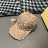 Angled view of Burberry unisex cap