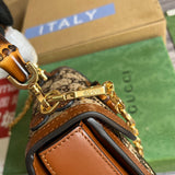 Handle and strap detail of signature chic women's handbag – women's premium purse