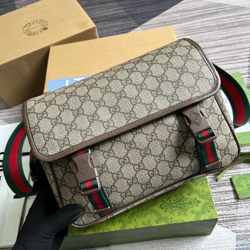 Back view of structured signature women's handbag – women's premium purse