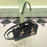 Interior view of elevated modern women's handbag – women's luxury accessory