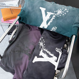 Side profile of Louis Vuitton luxury clothing with tailored silhouette