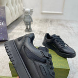 Gucci soft grey luxury sneakers view 8 premium leather build
