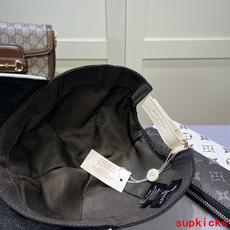 Side view of Louis Vuitton unisex cap