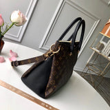 Close-up detail of modern statement women's handbag – women's designer-style accessory