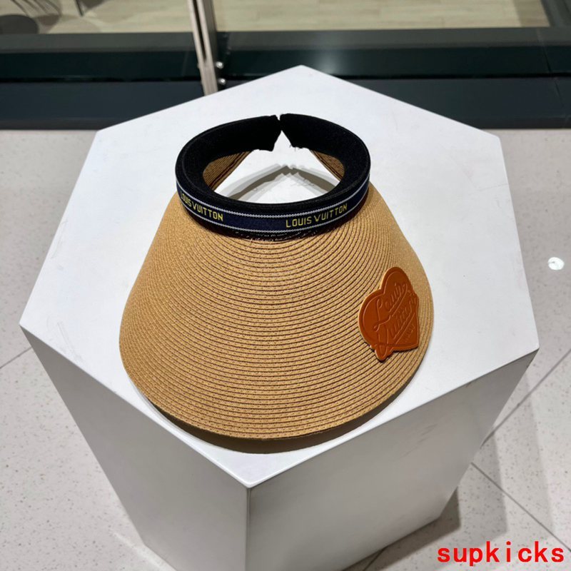 Close-up detail view of Louis Vuitton unisex cap