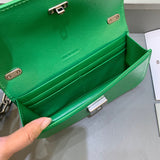 Understated Faux Leather Handbag - Signature Hardware Accents | Women's Designer-Inspired Purse #421 - alternate angle view (image 8) of designer-inspired handbag