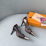Louis Vuitton Black Ankle Boots - Front View
