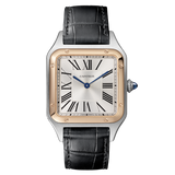 Lifestyle view of Santos-Dumont Rose Gold unisex rose gold watch