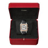 Front view of Santos-Dumont Rose Gold unisex rose gold watch