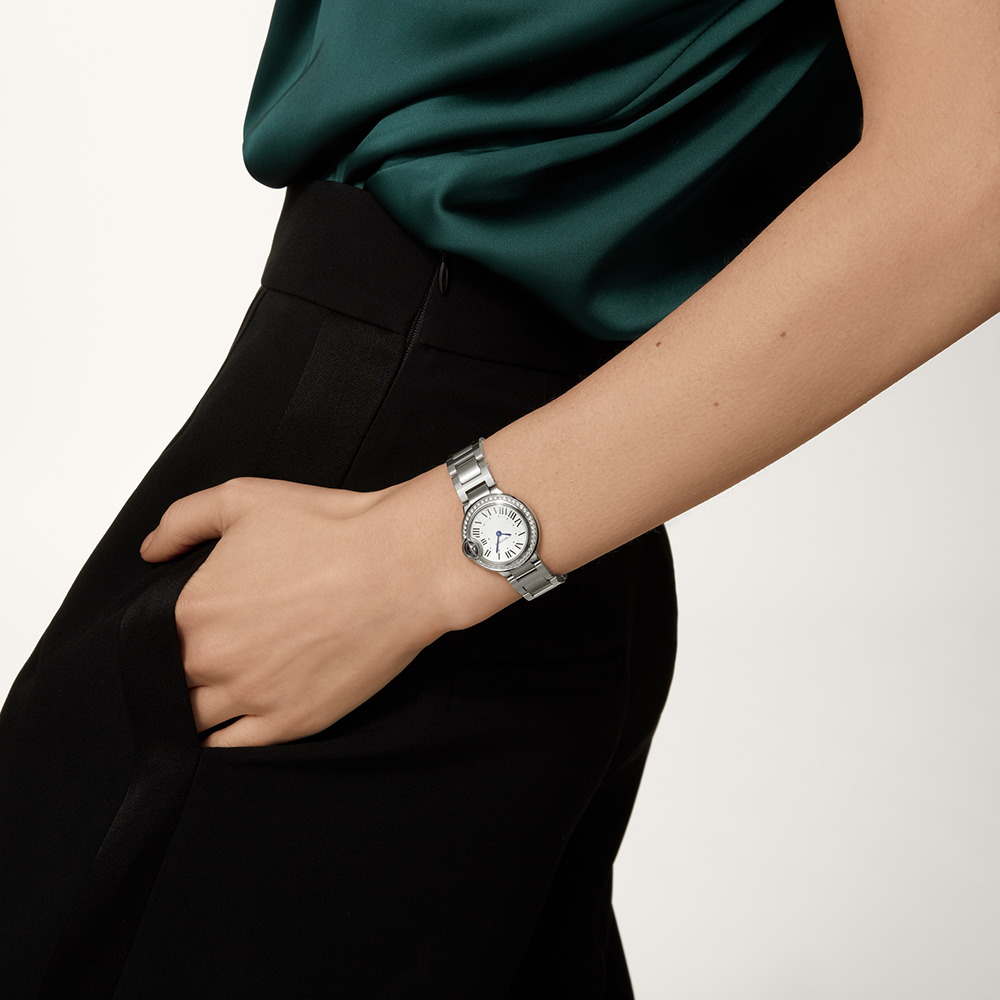 Side view of Cartier unisex watch