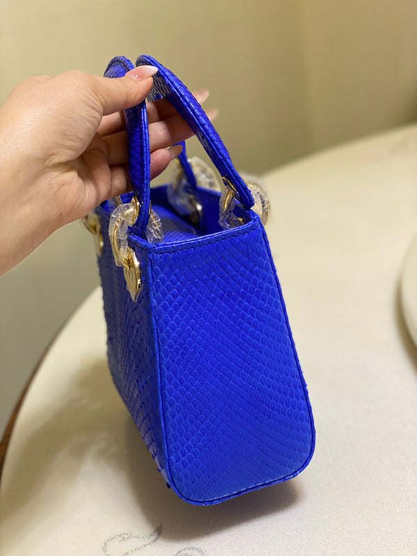 Back view of polished sleek women's handbag – women's premium purse