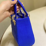 Back view of polished sleek women's handbag – women's premium purse