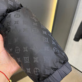 Back view of Louis Vuitton luxury clothing with contemporary cut