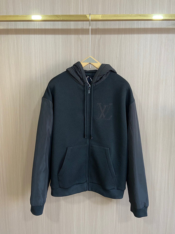 Back view of Louis Vuitton luxury clothing with everyday silhouette