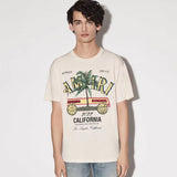 Amiri luxury t-shirt detail shot