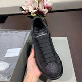 Alexander McQueen stone beige luxury sneakers view 7 premium leather build