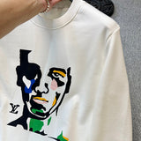 Flat lay presentation of Louis Vuitton luxury clothing with tailored silhouette
