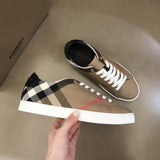 Burberry shoes Style 257 - front view, iconic logo design