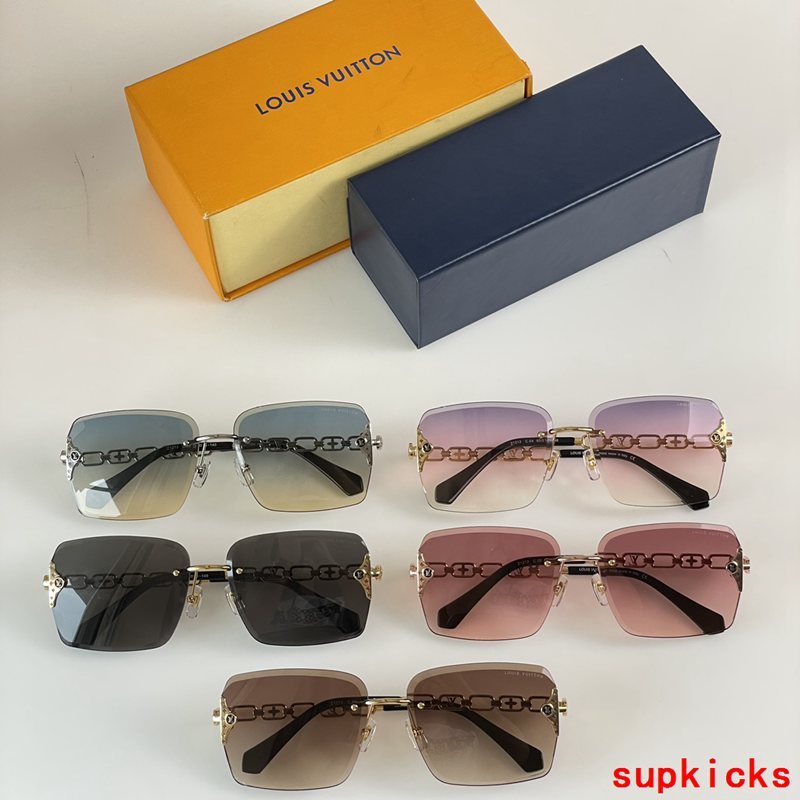 Lifestyle view of Louis Vuitton unisex sunglasses