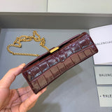 Chic Vegan Leather Handbag - Everyday Elegance | Women's Designer-Inspired Purse #490 - hardware and detail close-up (image 5) of designer-inspired handbag