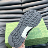 Gucci sneakers detailed view showing premium designer craftsmanship