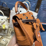  carryall bag close-up of hardware and finish