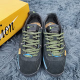 Nike tonal black luxury sneakers view 9 chunky sole construction