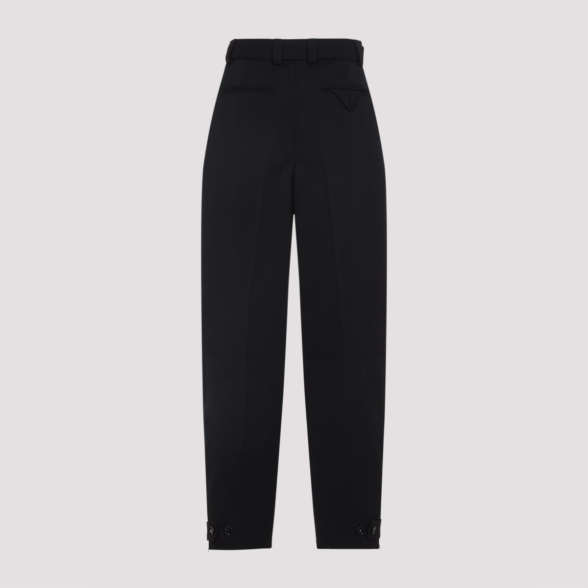 Bottega Veneta premium pants detail and craftsmanship close-up