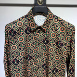 Full styled look of Louis Vuitton cotton t-shirt with signature branding