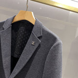 Full styled look of Louis Vuitton luxury clothing with relaxed-fit cut