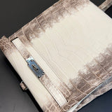 Close-up detail of curated bag design