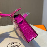 Close-up detail of structured bag design