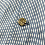 Close-up detail shot of Louis Vuitton luxury clothing with runway-inspired design