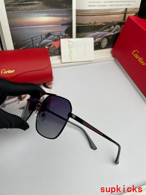 Side view of Cartier unisex sunglasses