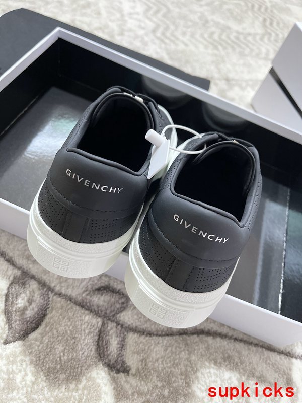 Givenchy Red Chunky Platform Sneakers - Back View