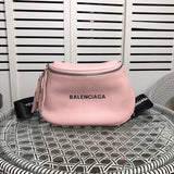 Side profile of structured signature women's handbag – women's luxury handbag
