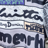Front view of Louis Vuitton cotton t-shirt with signature branding