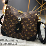 Front view of polished structured women's handbag – women's luxury accessory