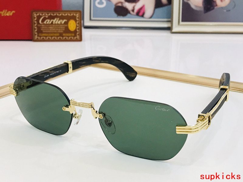 Lifestyle view of Cartier unisex sunglasses