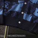 Side profile of Louis Vuitton luxury clothing with runway-inspired design