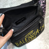 Elegant Faux Leather Handbag - Modern Structured Build | Women's Luxury Handbag #227 - alternate angle view (image 8) of designer-inspired handbag