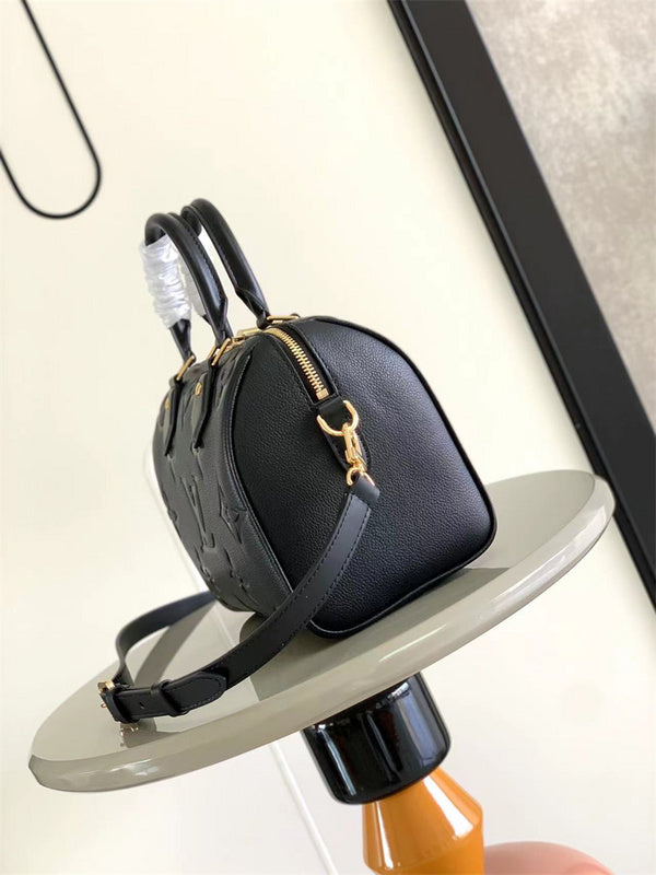 Modern structured bag carried on shoulder
